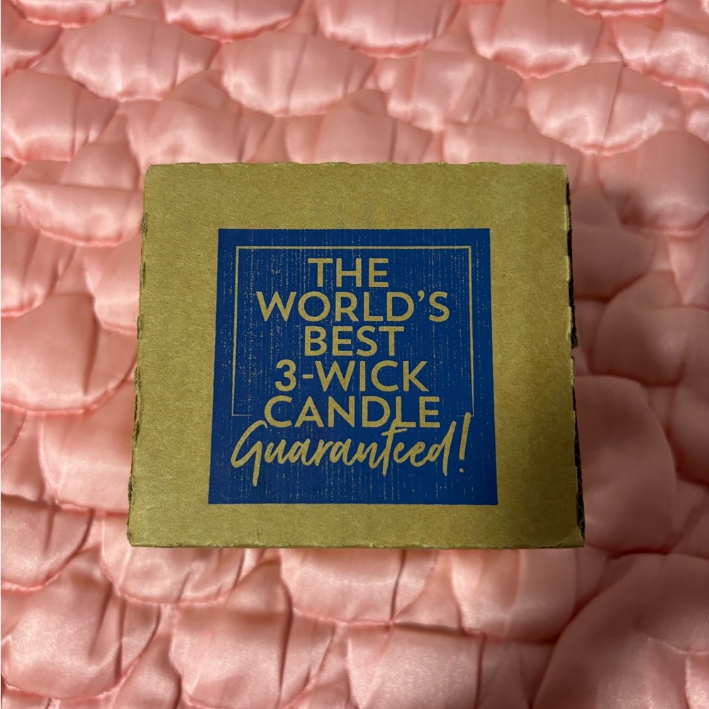 Bath & Body Works Candle Box - Blue and Gold